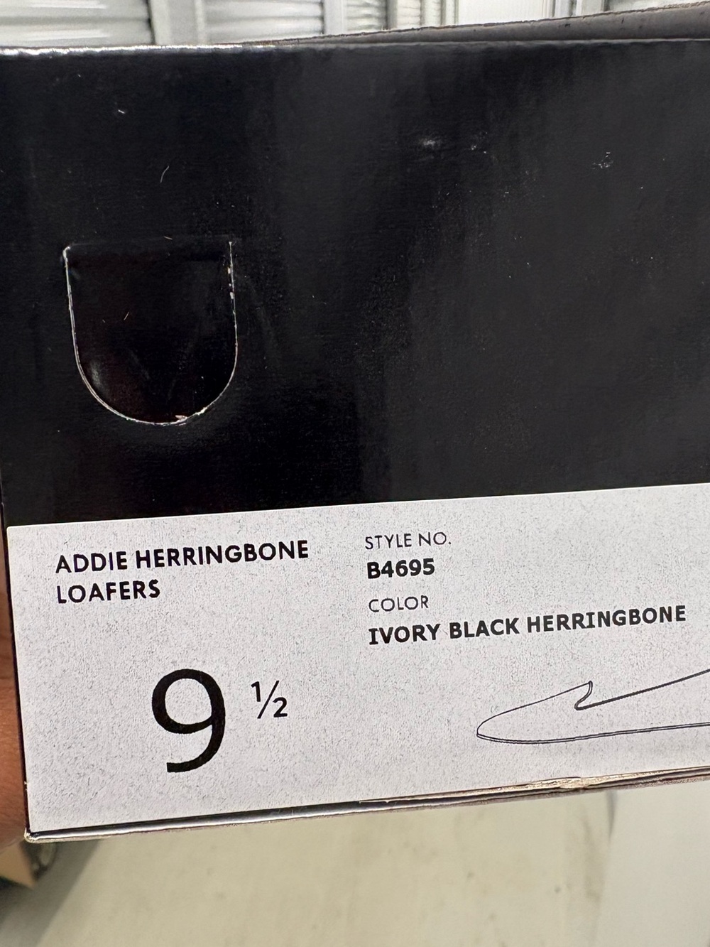 J. Crew Factory Addie Herringbone Flats. Size 9.5. New. - Picture 3 of 4